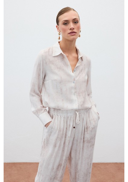 Desenli Salaş Gömlek - Taş fiyatları