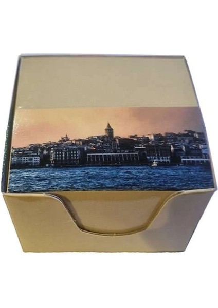 Küp Bloknot Mavi Çevre - Istanbul 8x8