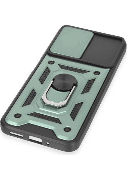 Newface Xiaomi Redmi Note 12 5g Kılıf Pars Lens Yüzüklü Silikon - Yeşil indirimleri