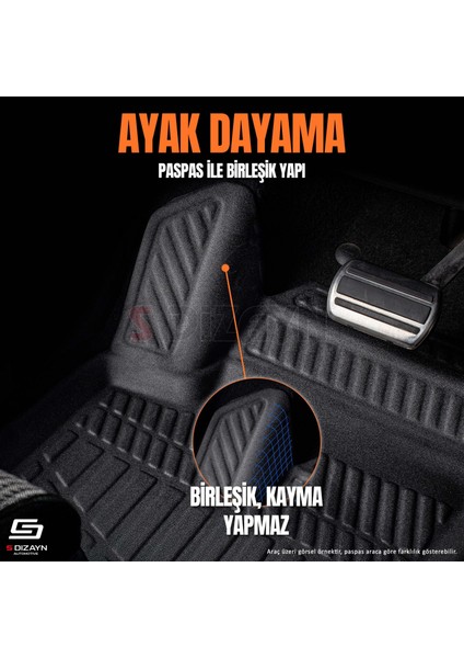 Audi A5 3D Pro Havuzlu Paspas 2016 Üzeri A+ Kalite modelleri