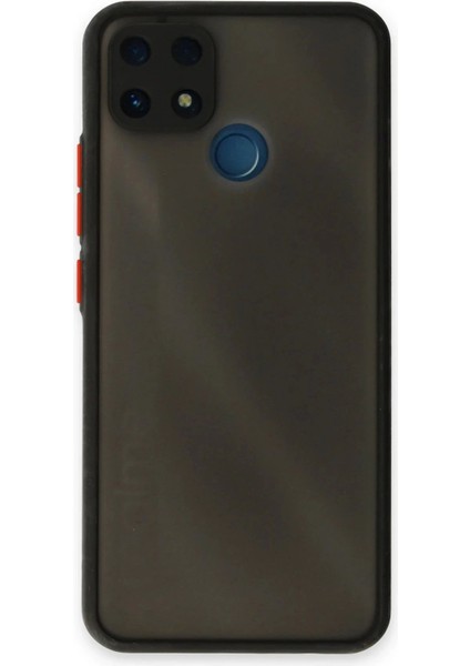 Newface Realme C25 Kılıf Montreal Silikon Kapak - Siyah