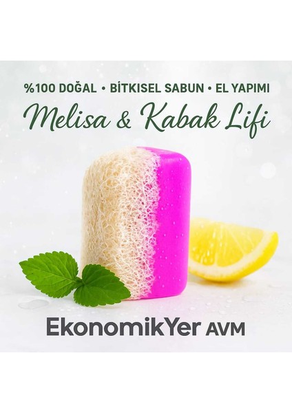 Kabak Lifli Melisa Sabunu Organik Kokulu Sabun