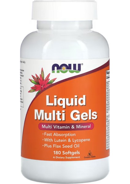Liquid Multi Gels 180 Softgels