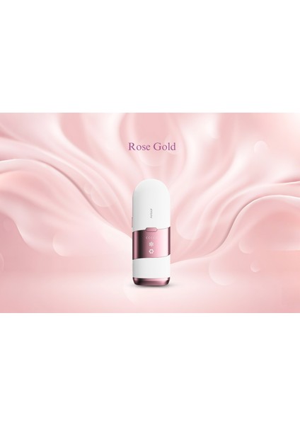 Aria Opal Lazer Epilasyon Cihazı - IPL Buz Soğutmalı Epilasyon Makinesi - Rose Gold