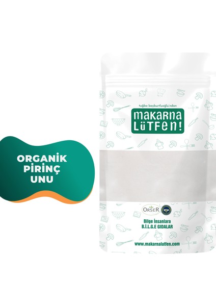 Organik Pirinç Unu (+4 ve +6 ay-250 gram)