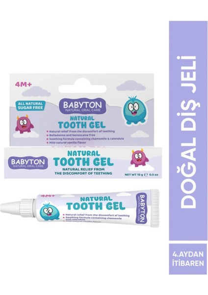 Bebekler Için Doğal Diş Jeli 15GR fiyatları