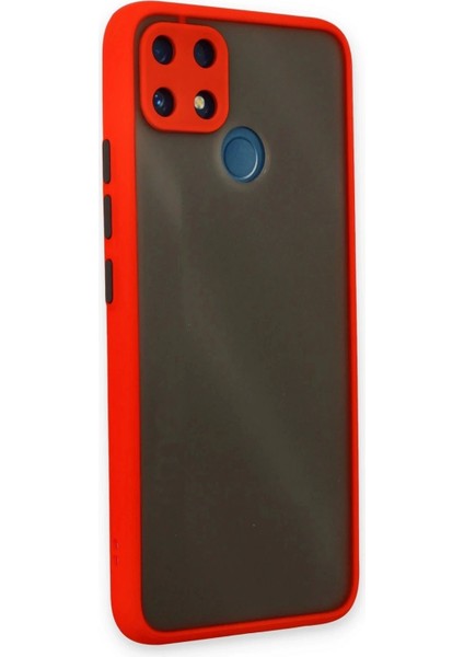 Newface Realme C25 Kılıf Montreal Silikon Kapak - Kırmızı fiyatları