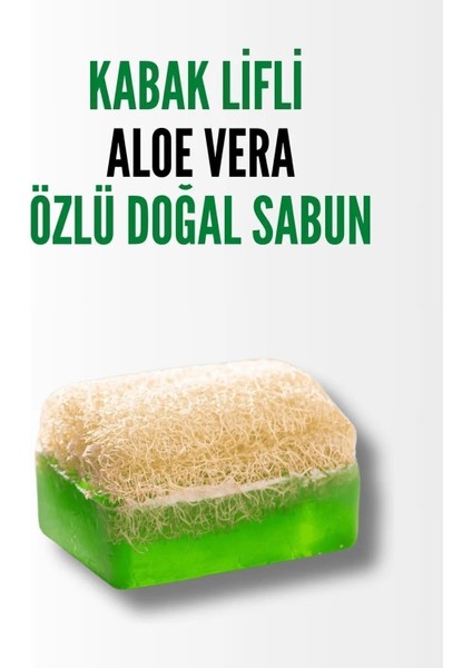 Kabak Lifli Aloe Vera Özlü Doğal Sabun