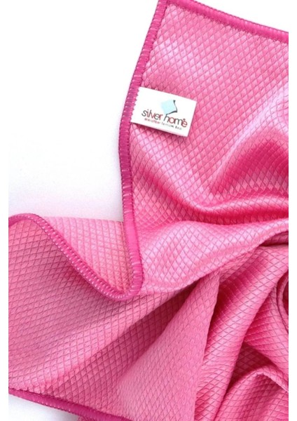 Baklava Desen Cam Bezi – Pembe – 235 Gsm – 40×40 cm