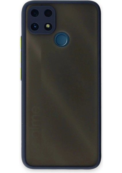 Newface Realme C25 Kılıf Montreal Silikon Kapak - Lacivert