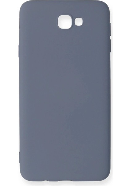 Newface Samsung Galaxy J7 Prime Kılıf Nano Içi Kadife Silikon - Gri