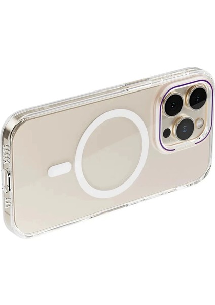 Newface iPhone 14 Pro Kılıf Blueo Anti Drop Magsafe Kapak - Derin Mor fiyatları
