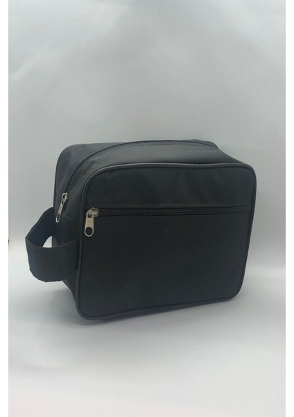 Şık Siyah Erkek Bakım Seti Çantası, Pratik ve Kullanışlı Tasarım