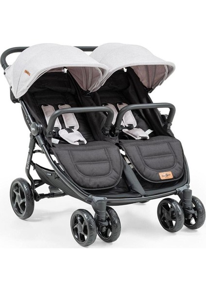 Sunflower Ikiz Puset Bebek Arabası (Tek Elle Kapanabilme)
