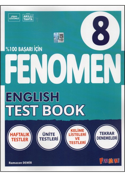Fenomen 8. Sınıf Ingilizce Test Book