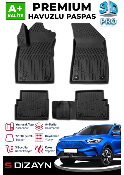 Mg Zs Benzinli 3D Pro Havuzlu Paspas 2021 Üzeri A+ Kalite