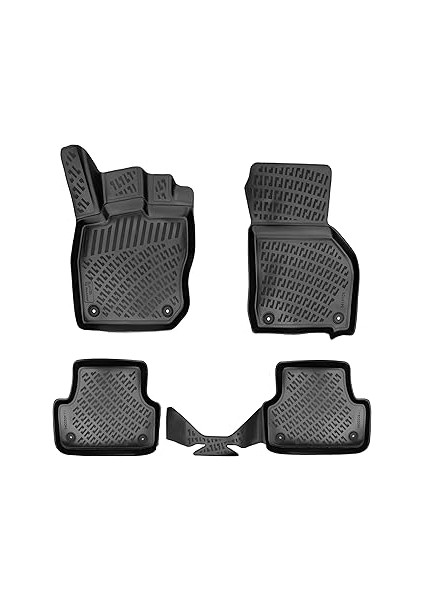 Rizline Audi A3 2020 Sonrası Uyumlu 3D Havuzlu Paspas