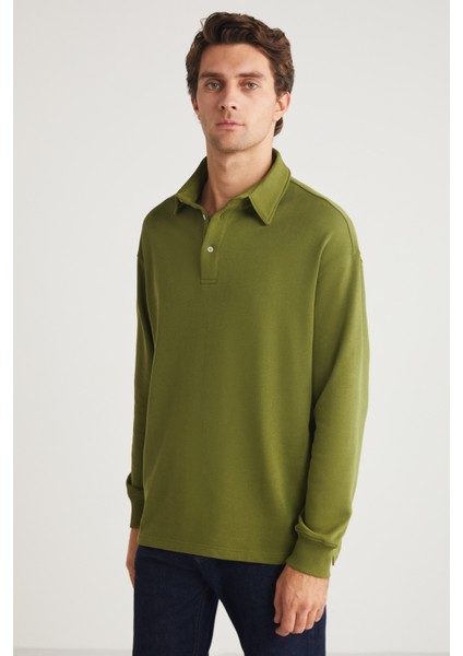 Berny Erkek Haki Sweatshirt