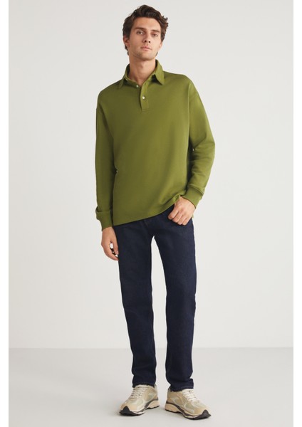 Berny Erkek Haki Sweatshirt modelleri