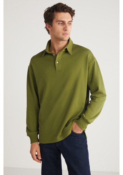Berny Erkek Haki Sweatshirt fırsatları