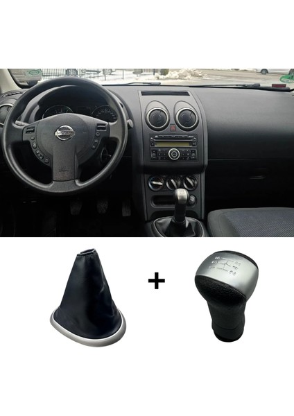 Nissan Qashqai Vites Topuzu 5 Ileri + Körük 2007-2013 Model Uyumlu