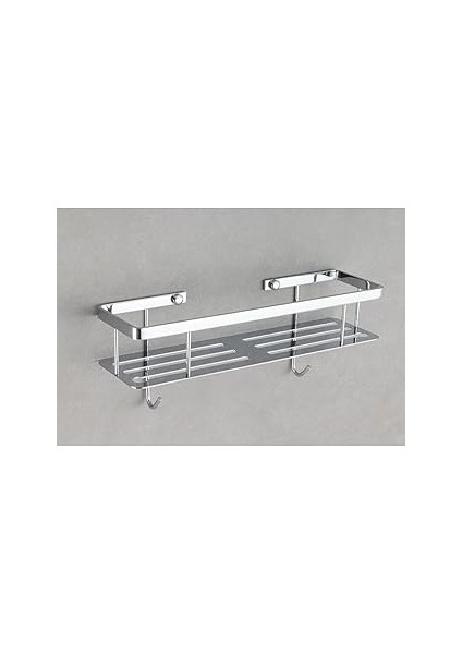 System Banyo Duş Raf Sistemi Krom Renk 152X112X402 mm