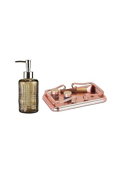 Bosphorus Homi Sivi Sabunluk ve Kozmeti̇k Düzenleyi̇ci̇ 2 Li̇ Banyo Seti̇