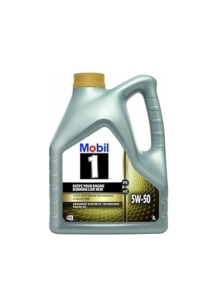 Mobil 1 Fs X2 5W50 Motor Yağı, 4 L