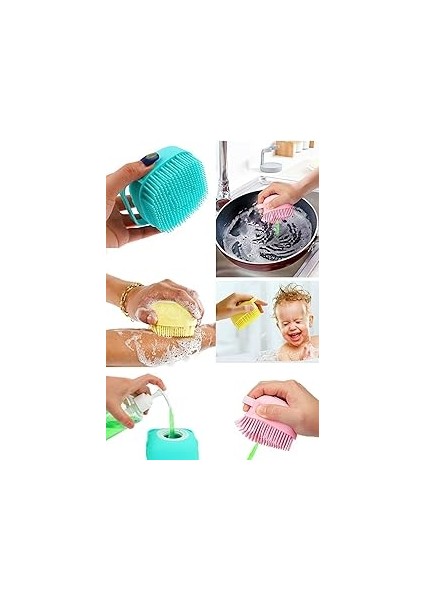 Pratik Kullanım Çok Amaçlı Sabun Hazneli Fırça Kesesi