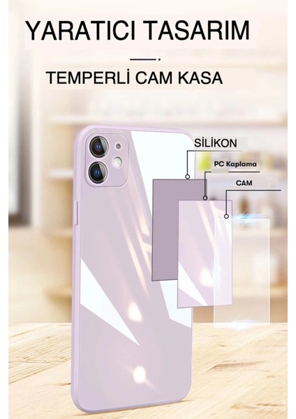 Newface iPhone 14 Plus Kılıf Glass Kapak - Koyu Yeşil fırsatları