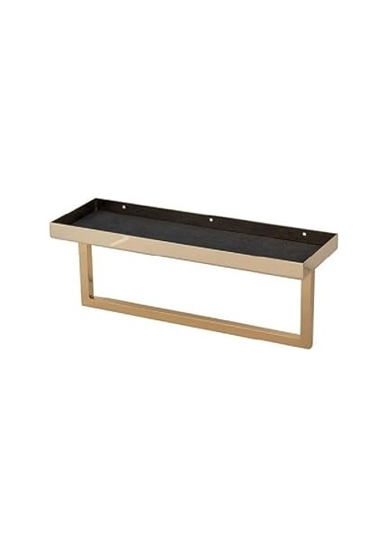 System Banyo Havlu Rafı Gold Renk 155X133X403 mm