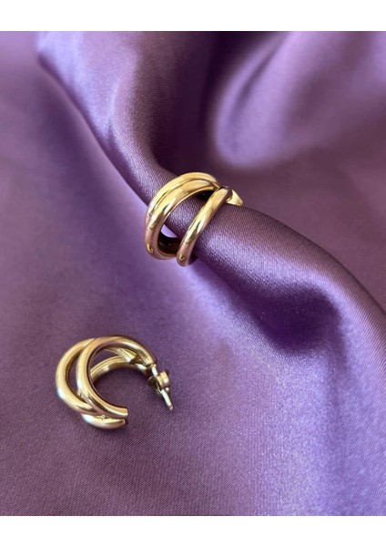 Üçlü Çelik Küpe fiyatları