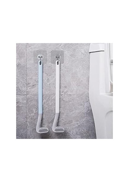 Sna Klozet Fırçası Tuvalet Fırçası Silikon Wc Klozet Mutfak Temizlik Fırçası Kanca