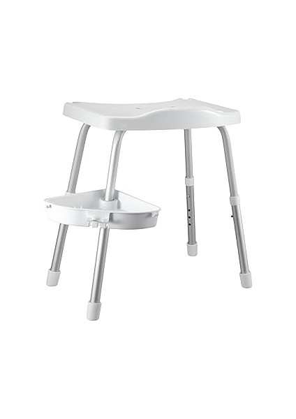 Primanova M-KV35-01 Apollo Duşlu Banyo Taburesi, Beyaz