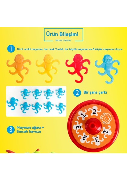 Çocuk Eğitici Oyuncak Denge Maymun Salıncaklar (Yurt Dışından)