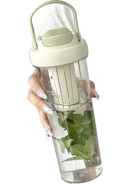 Çay Ayırma Plastik Bardak Taşınabilir Su Bardağı (Yurt Dışından)