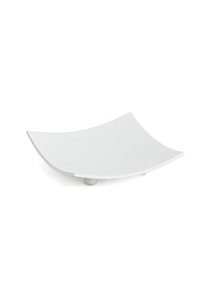 System Tezgah Üstü Katı Sabunluk Beyaz Renk 27X115X115 mm