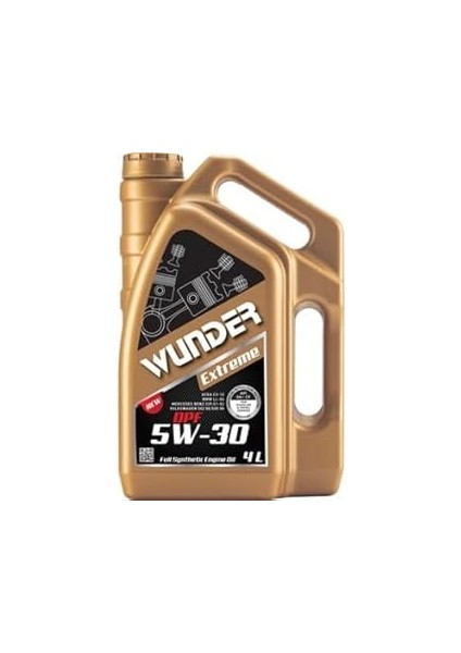 Wunder Extremum 5W-30 Dpf Full Synthetic Engine Oil, 4l