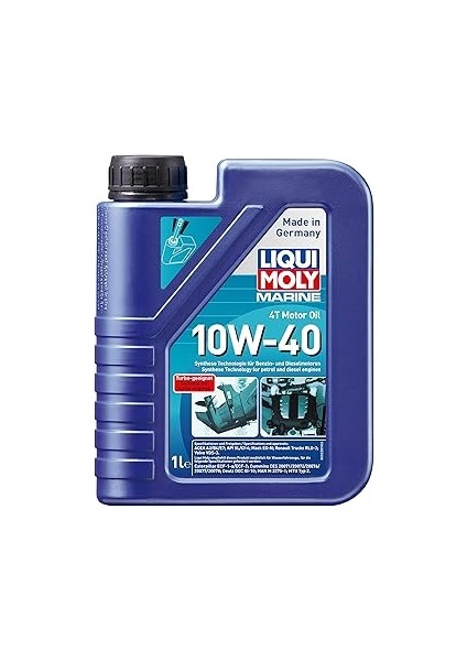 Liqui Moly Marine 4t Motor Yağı 10W-40 1 Litre Otomotiv Bakım Ürünü