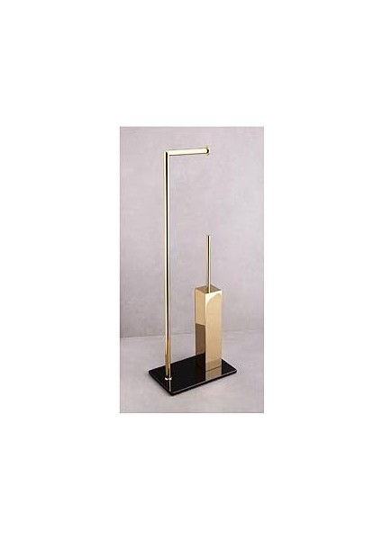 System Hareketli Wc Set Gold Renk 718X150X240 mm