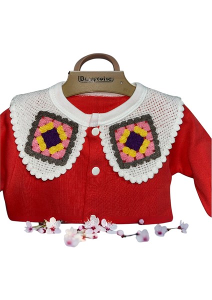 Kız Bebek Kare Örgü Yaka Detaylı Tulum fırsatları