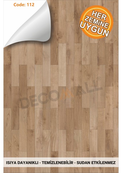Code 112 Suya Dayanıklı Mutfak Banyo Zemin Mermer Mobilya Fayans Yapışkanlı Folyo Kaplama