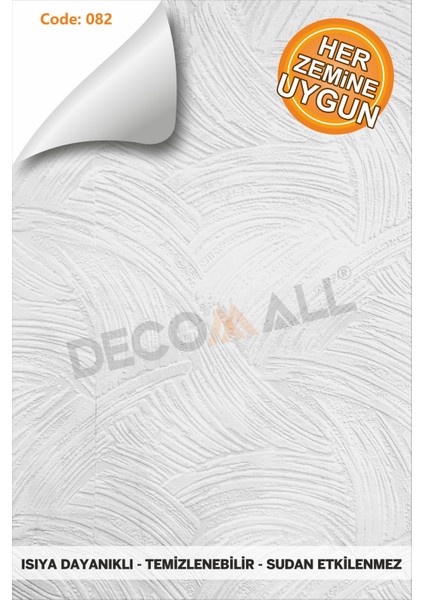 Code 82 Suya Dayanıklı Mutfak Banyo Zemin Mermer Mobilya Fayans Yapışkanlı Folyo Kaplama