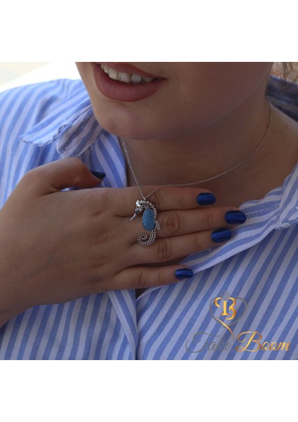 Deniz Atı Gümüş Kolye fırsatları