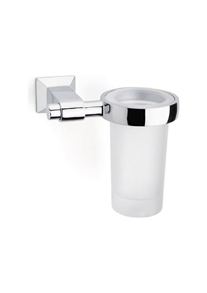 System Bowlıne Duvara Monte Diş Fırçalığı Krom Renk 127X103X131 mm