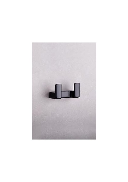 System Flat Ikili Askılık Uyumlu Siyah Renk 43X37X80 mm