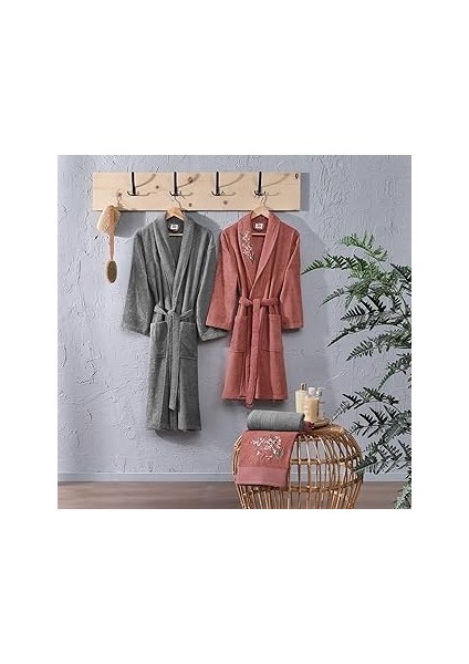 Mimosa DESENLI%100 Pamuk Saten Aile Seti