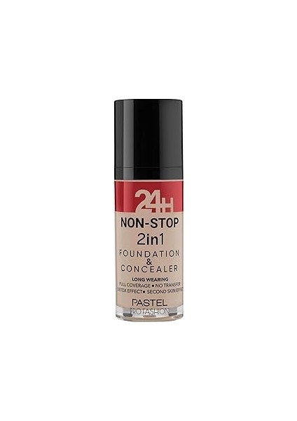 24 H Non-Stop 2 In 1 Fondeten Concealer NO:602