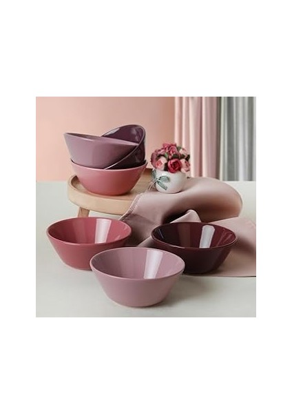 Keramika Mix Hitit Çorba Kasesi 14 cm 6 Adet - 451/572