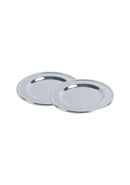 04STY003479 Ekmek Tabağı, Gümüş Kaplama, 16 Cm, 2 Parça